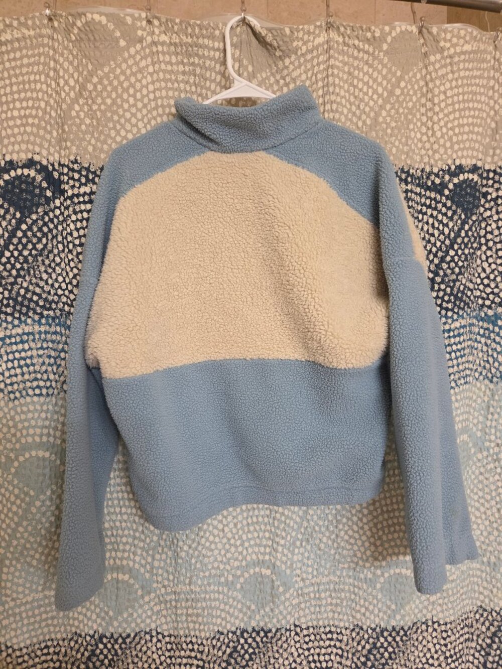 Columbia Cropped 3/4 Snap Fleece Pull-Over Jacket - Picture 3 of 3